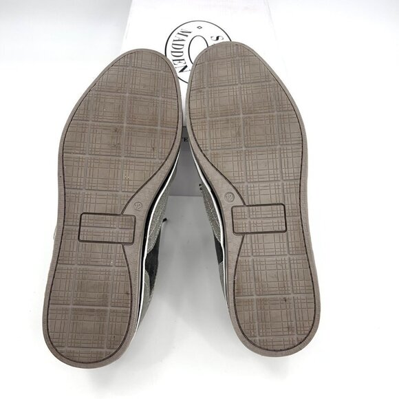 STEVE MADDEN P-DISTILL2 GREY SUEDE & MATERIAL OXFORD LOAFER SHOES w/ BOX - 12 - Picture 10 of 10